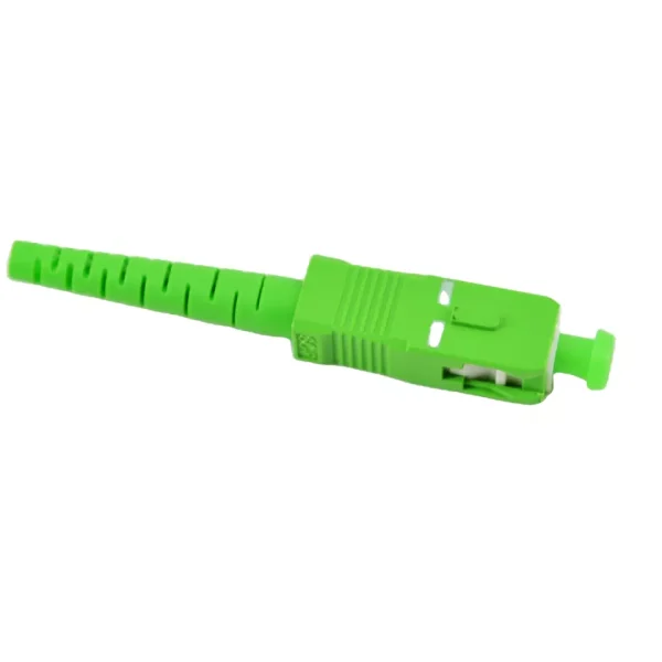 Connector SC/APC Singlemode Simplex Green Boot 3mm 